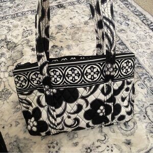 Vera Bradley Floral Black & White Bag
